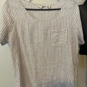 Christian Siriano women’s linen top